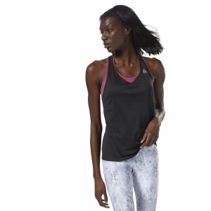 Reebok Running Essentials Muskelshirt Damen - Schwarz - DE 510-IBZ